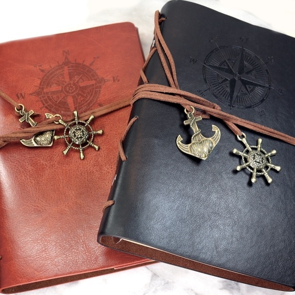 Other - 🗝 Leather Password Book Journal Travel Diary 📔